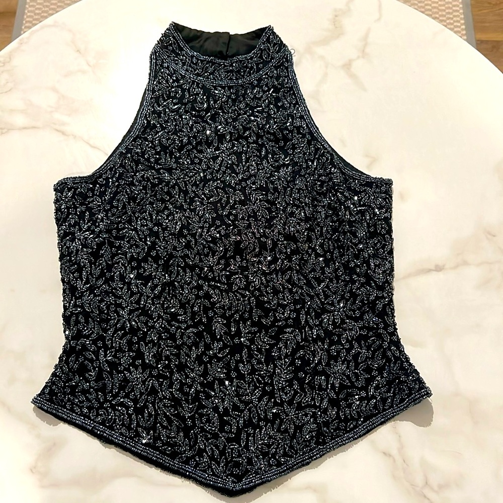 Beaded Vintage Blouse